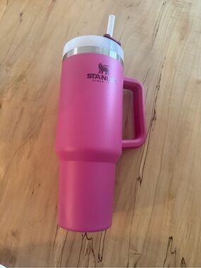 40 oz Stanley OG Azalea Pink The Original Adventure Travel Tumbler Cup V2